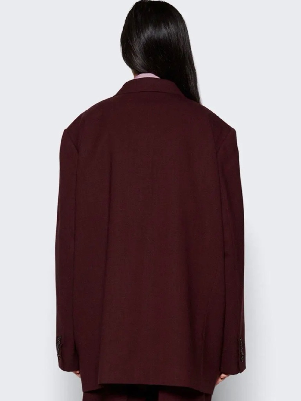 The Row Azul One-Button Wool Jacket - Picture 3 of 7